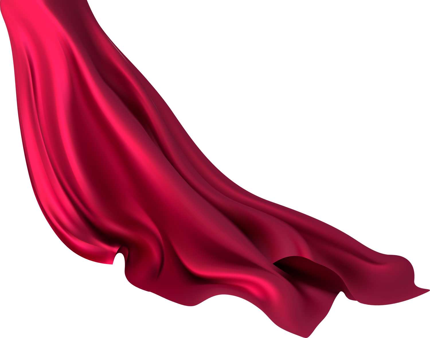 Red Silk Illustration